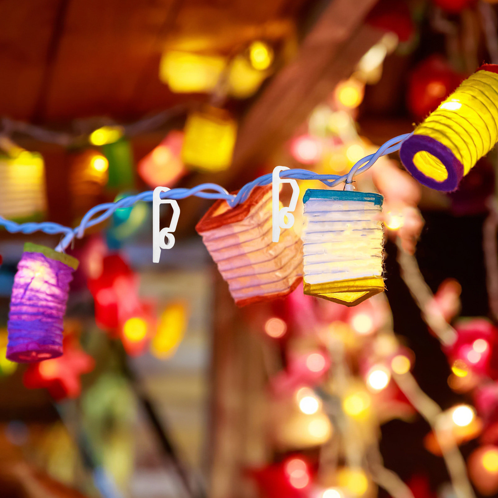 50 Peças de Clipes de Plástico - Christmas Lights Outdoor avaliação e preço