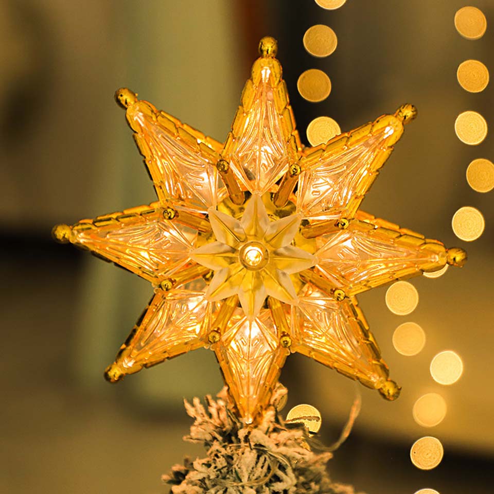 Enfeite de Árvore de Natal com - Star Tree Topper avaliação e preço
