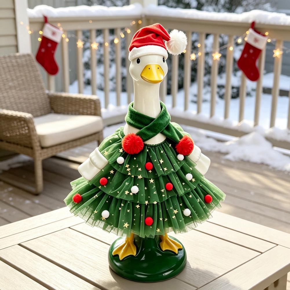 Fantasia de Natal para Ganso d - Santa Hat Plush avaliação e preço