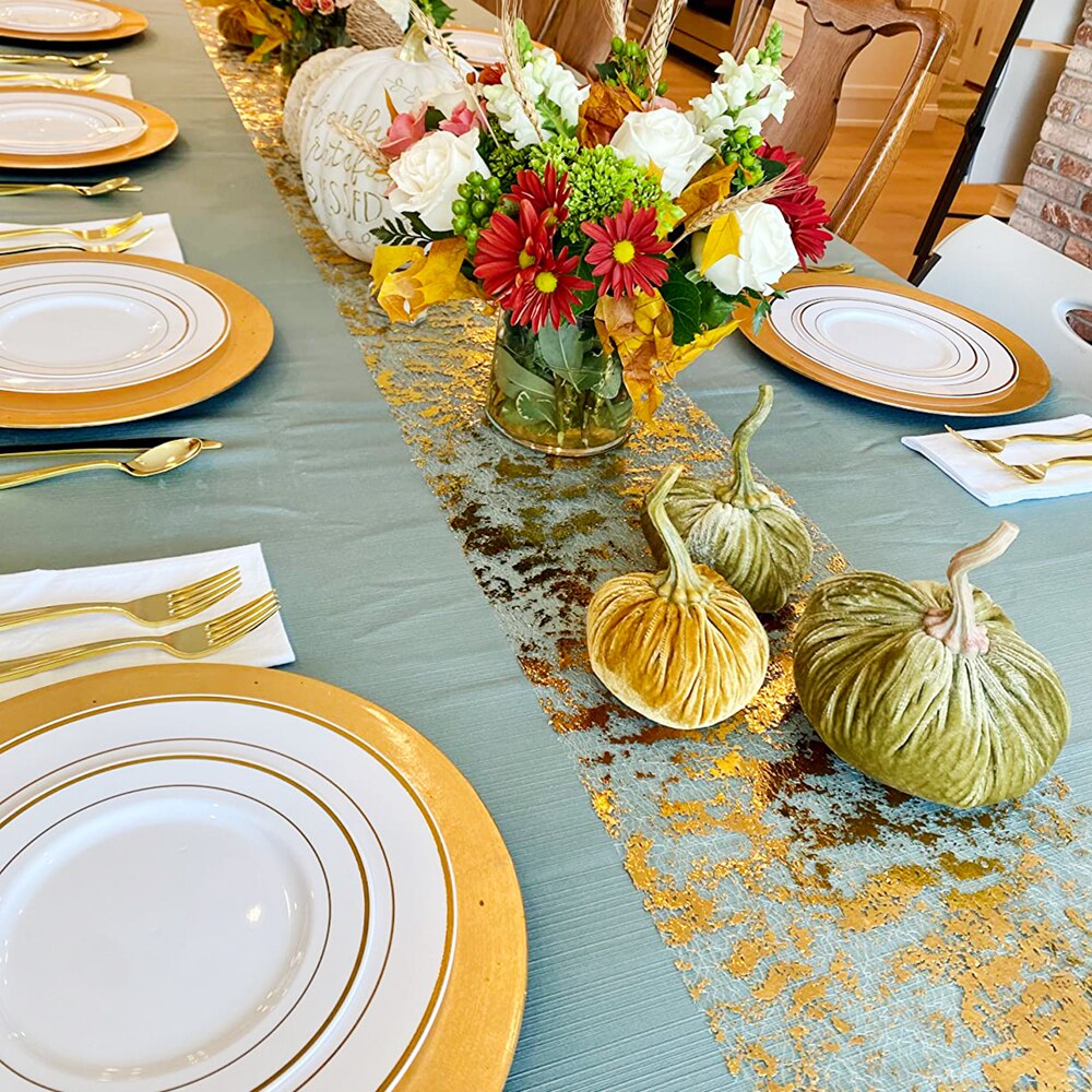 Corredores De Mesa Fina Metáli - Christmas Table Runner avaliação e preço