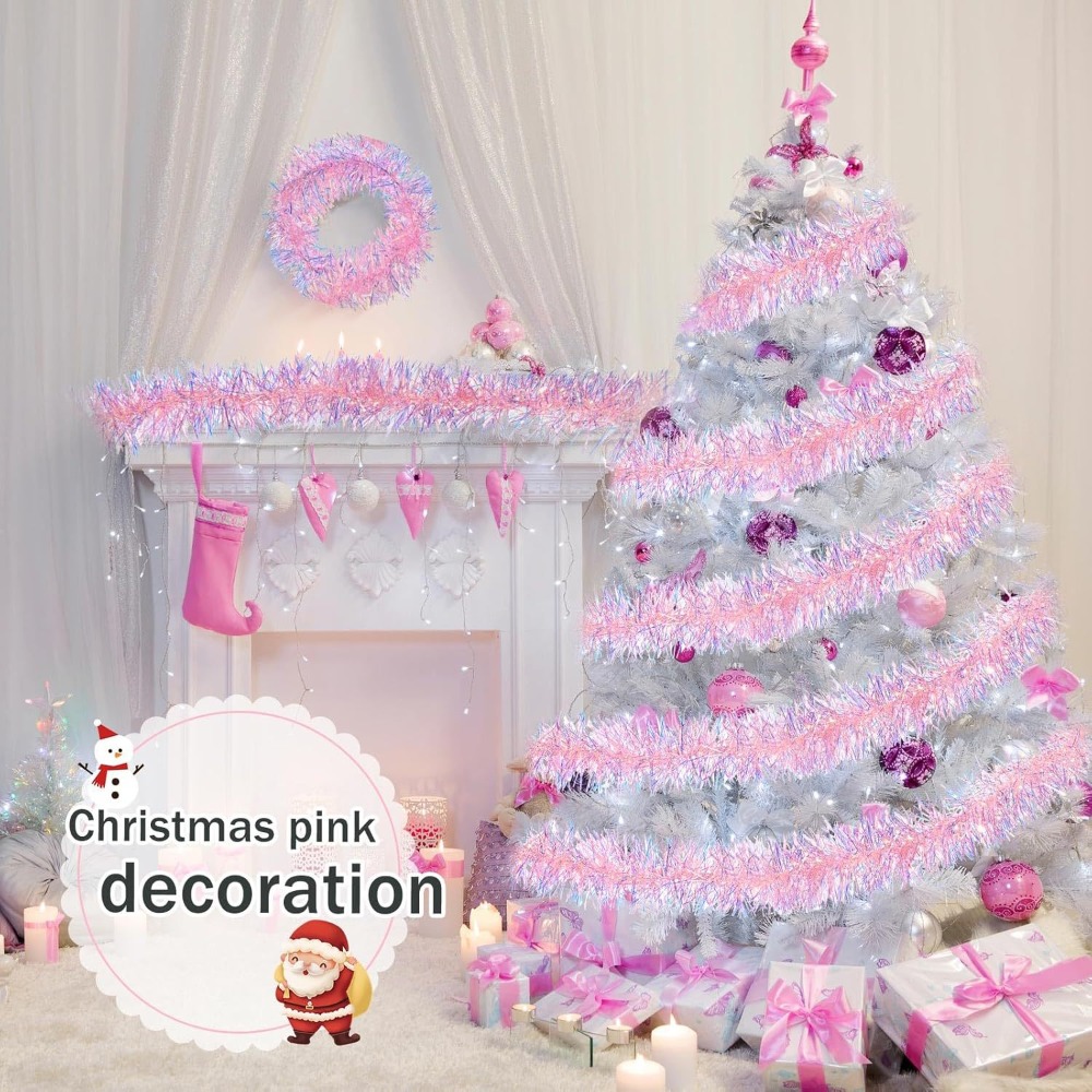 Fita de Decoração de Natal 2M/ - Tinsel Garland Decoration avaliação e preço