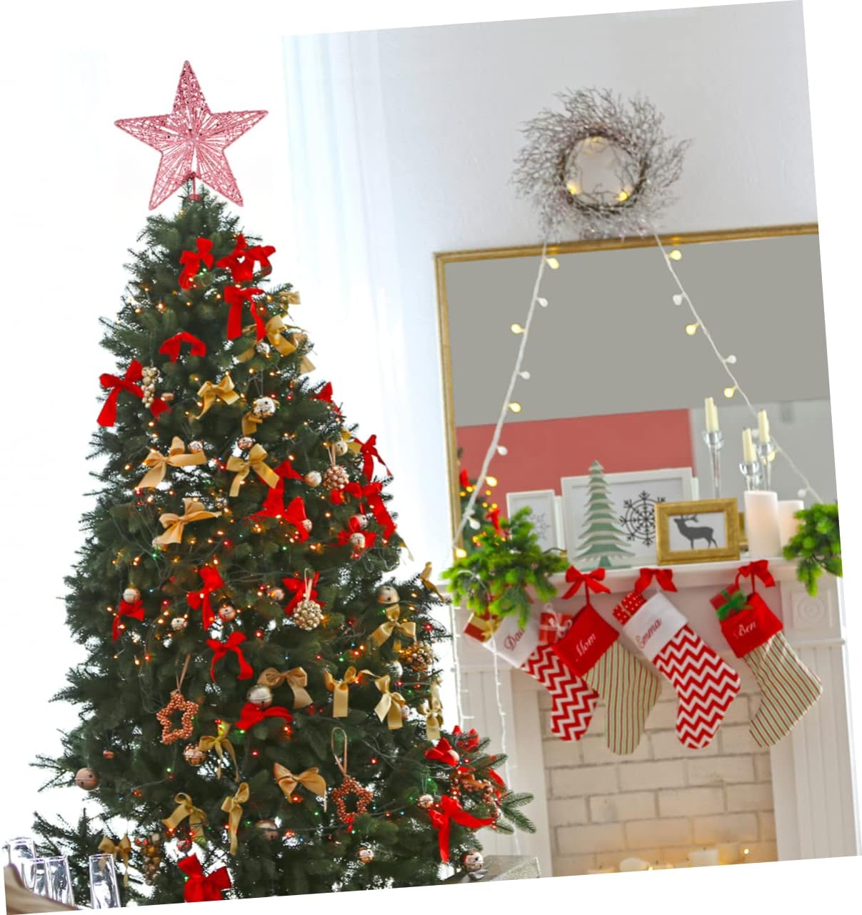 20 árvore de natal topper estr - Star Tree Topper avaliação e preço