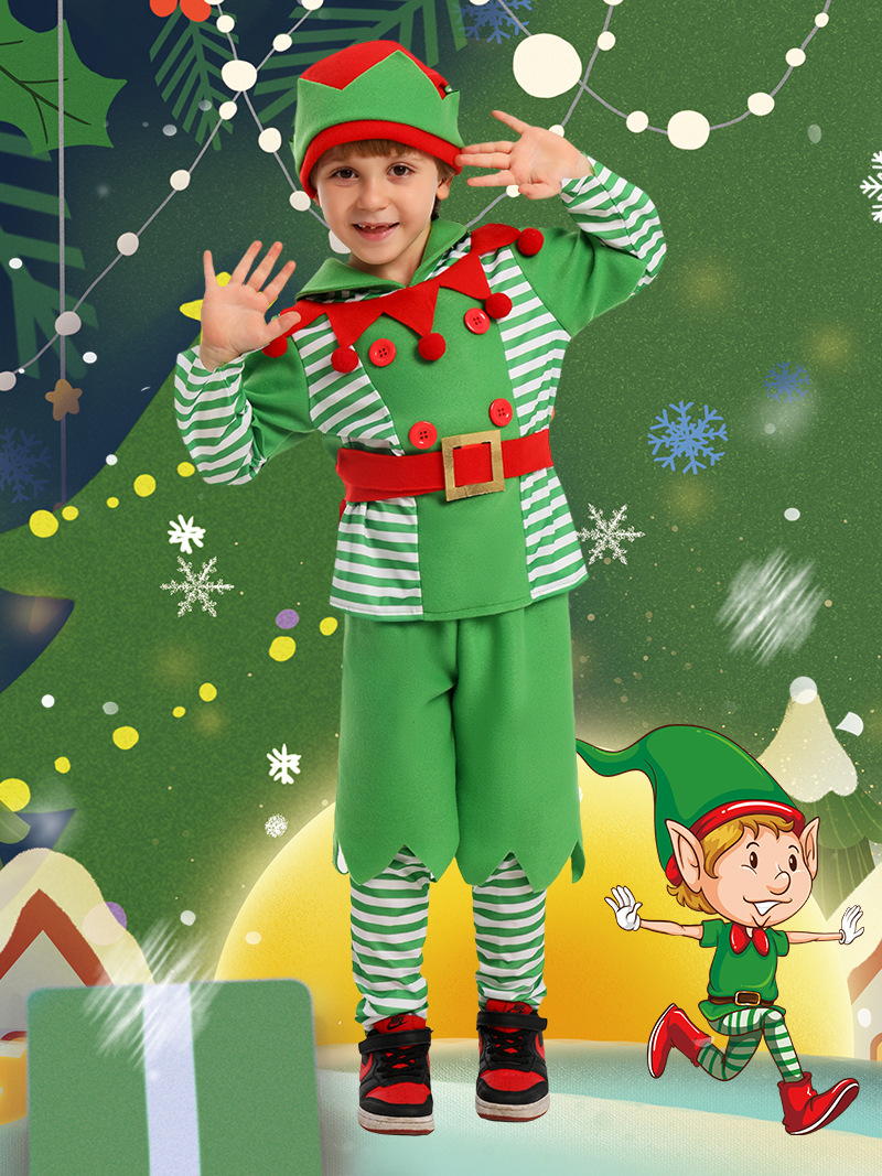 2025 natal elfo crianças cospl - Elf Costume Christmas avaliação e preço