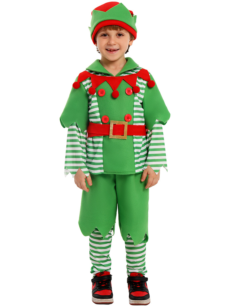 2025 natal elfo crianças cospl - Elf Costume Christmas avaliação e preço