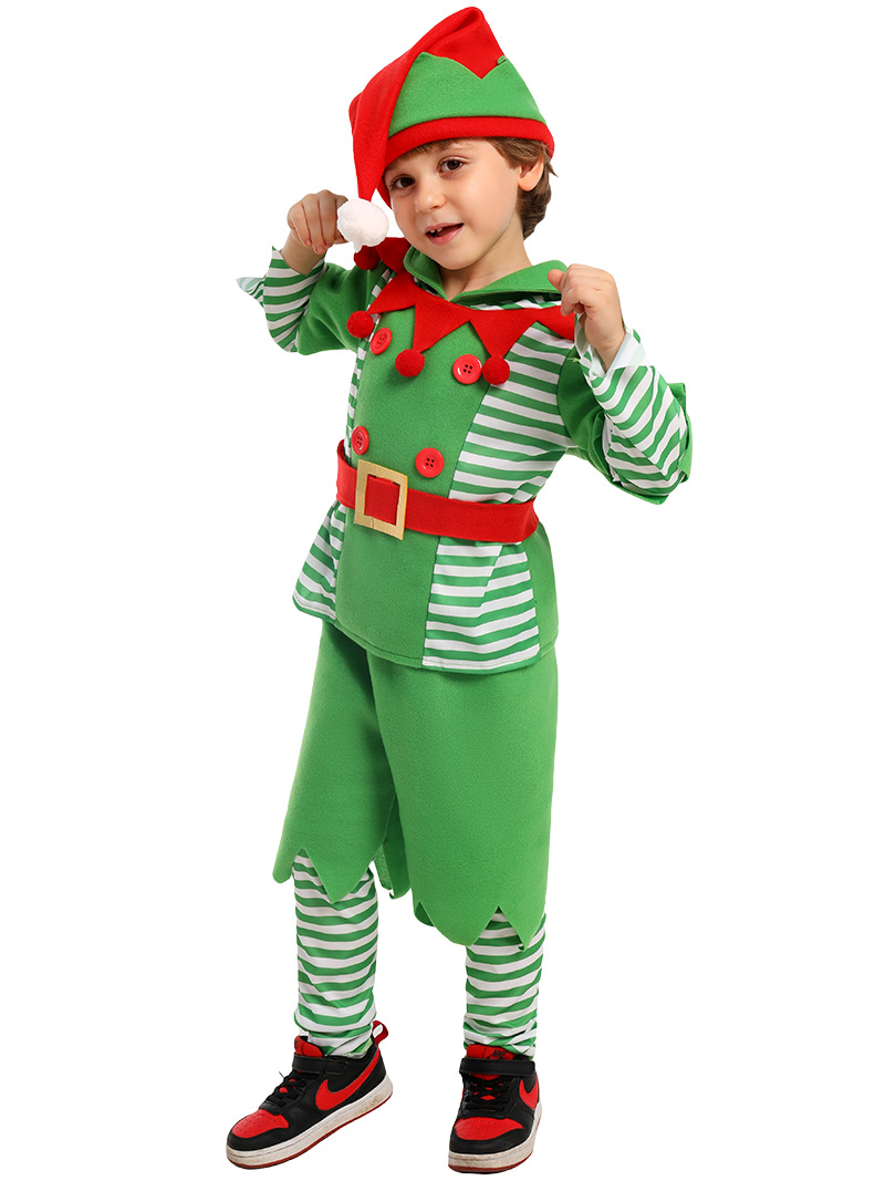 2025 natal elfo crianças cospl - Elf Costume Christmas avaliação e preço
