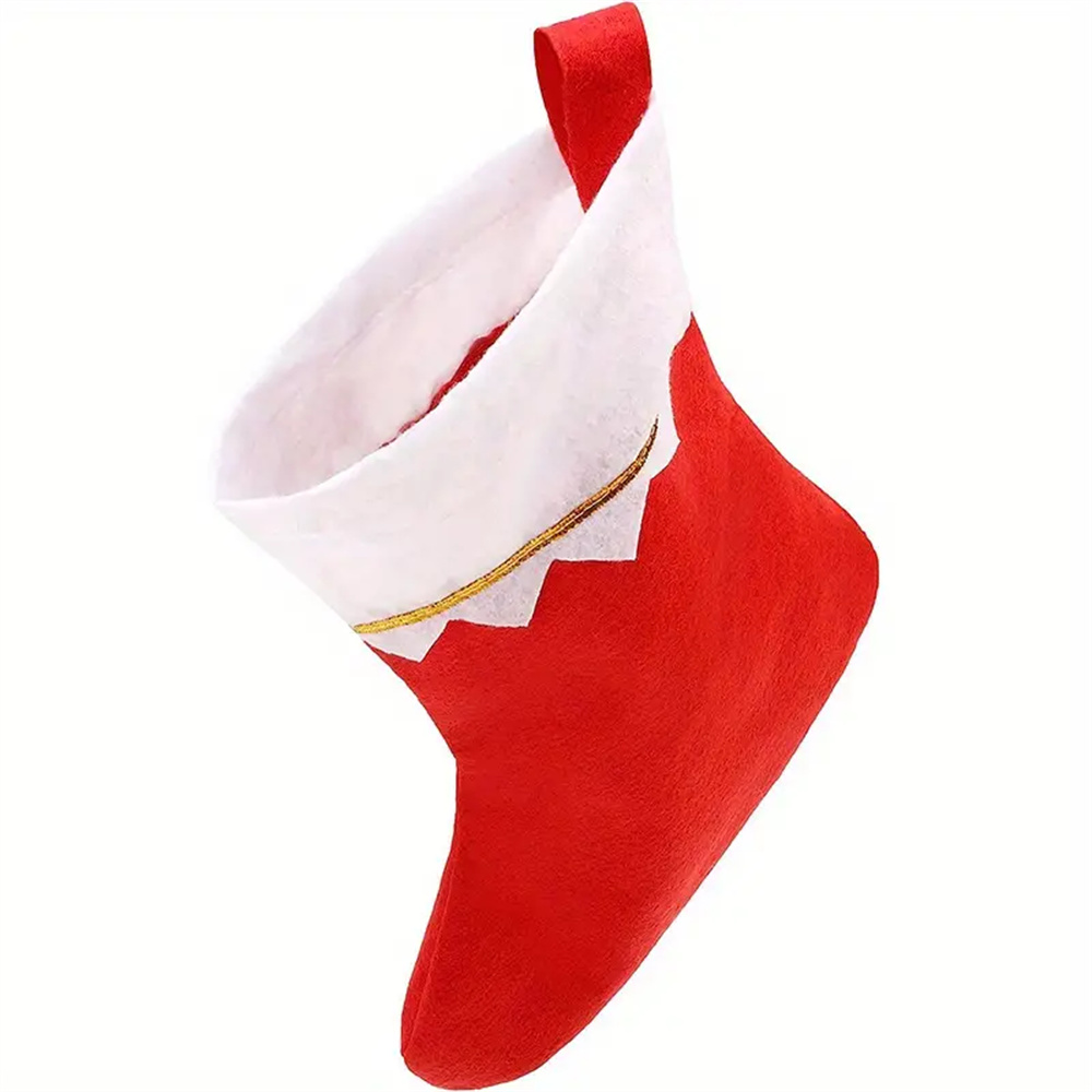 12pçs meias de natal de feltro - Christmas Stocking Hanging avaliação e preço