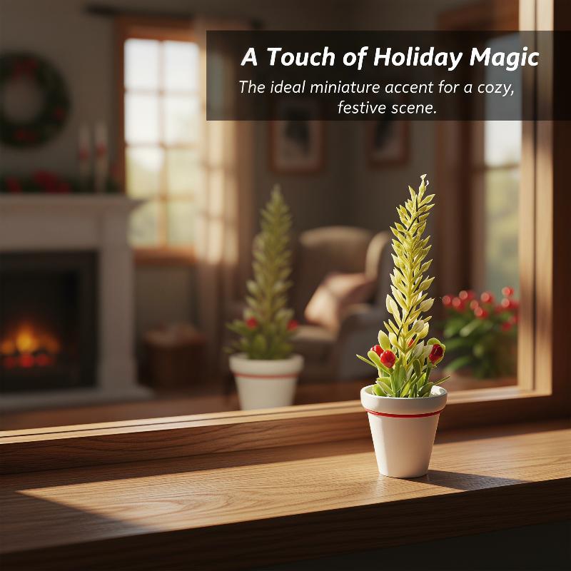 Mini Árvore de Natal em Vaso M - Christmas Tree Artificial avaliação e preço