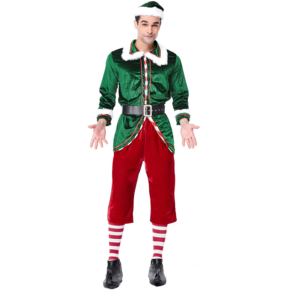 Fantasia de Papai Noel para Mu - Elf Costume Christmas avaliação e preço