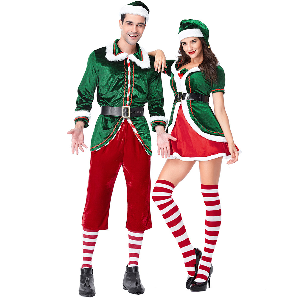 Fantasia de Papai Noel para Mu - Elf Costume Christmas avaliação e preço