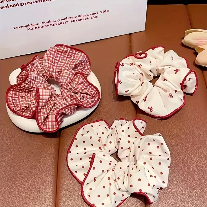 3 Peças de Scrunchies Xadrez c - Christmas Throw Blanket avaliação e preço