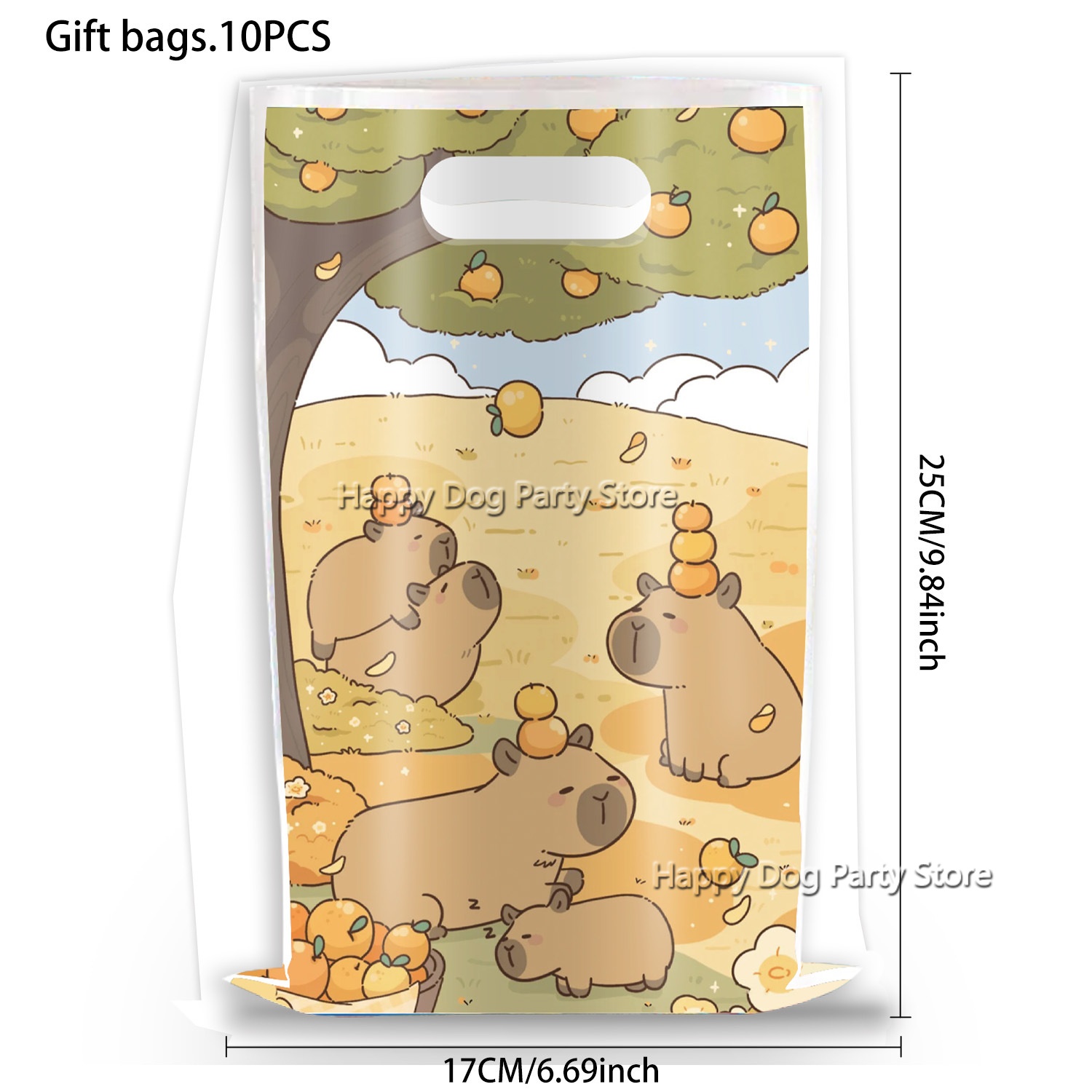 Capivara dos desenhos animados - Gift Box Wrap Set avaliação e preço