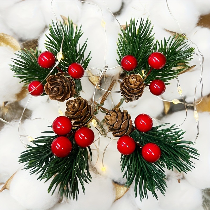 Conjunto de 10 Peças de Pinhas - Christmas Tree Artificial avaliação e preço