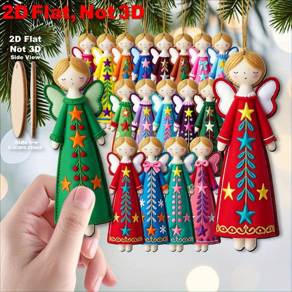 16 unidades de enfeites de anj - Star Tree Topper avaliação e preço