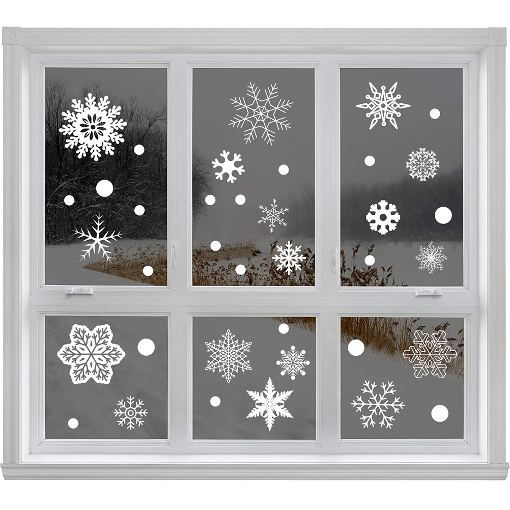 Snow Flakes Decalques para Dec - Snowflake Window Decal avaliação e preço