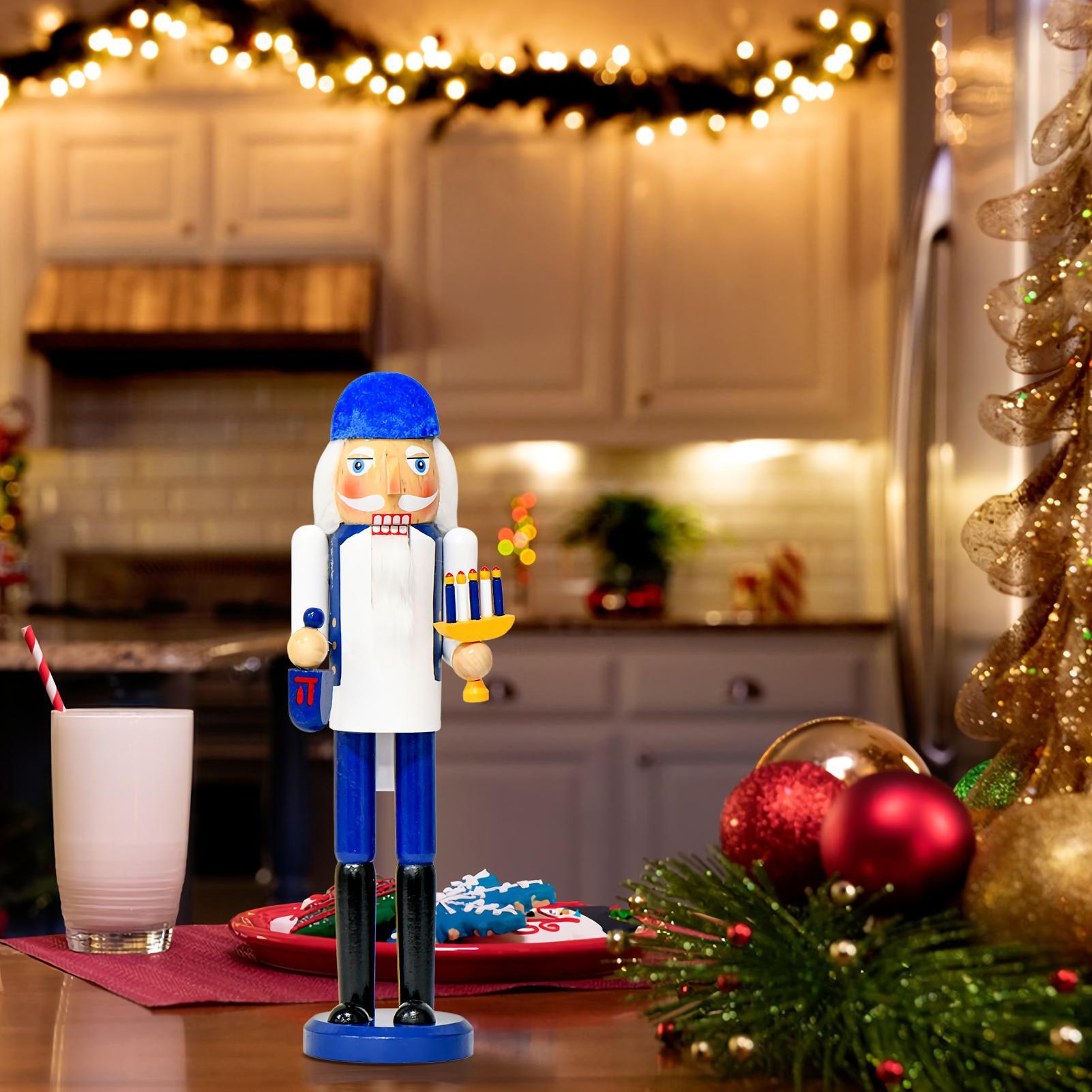 Quebra-nozes ornamento natal q - Nutcracker Figurine avaliação e preço