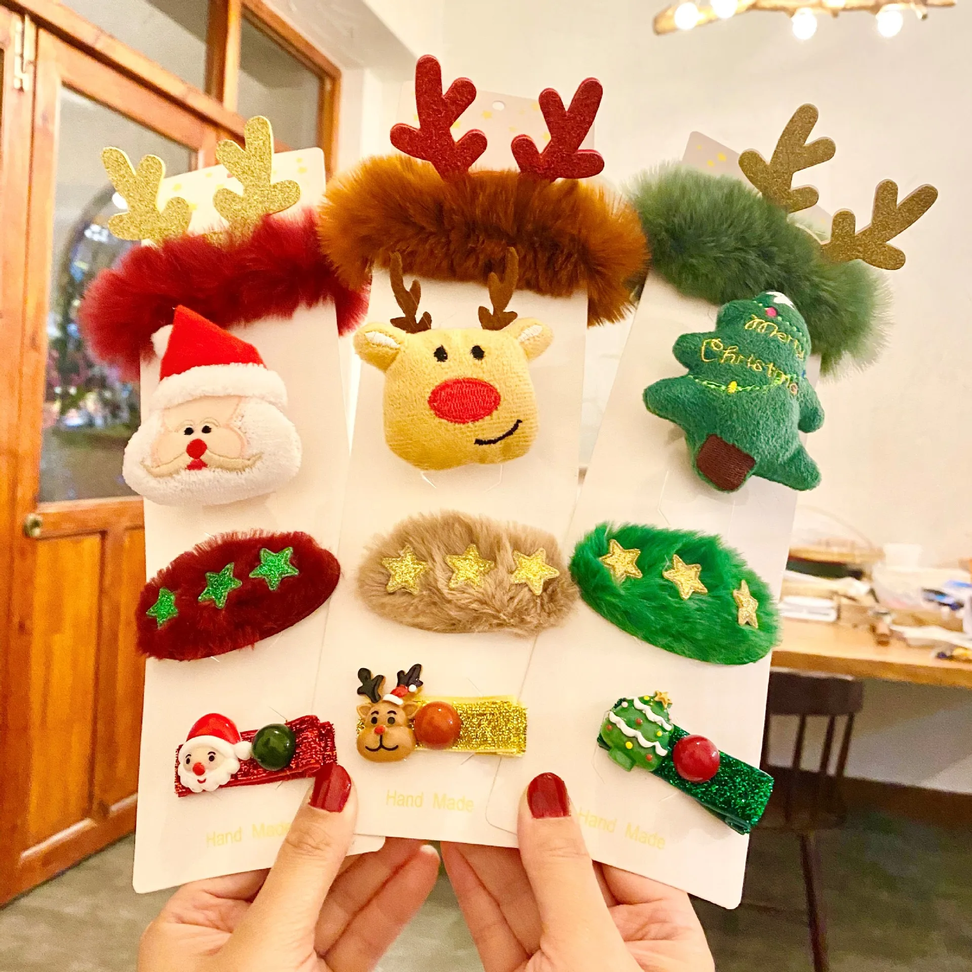 Natal bandana chifres de rena  - Reindeer Antlers Headband avaliação e preço