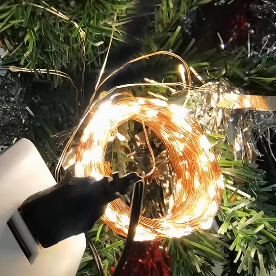 Fio de cobre LED Christmas Lig - Led Fairy String Lights avaliação e preço