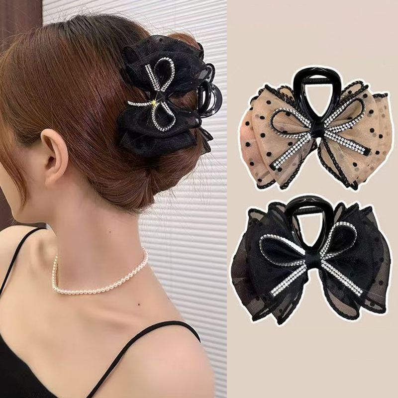 Novos Clipes de Cabelo Elegant - Ribbon Bow Gift avaliação e preço
