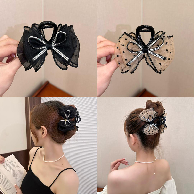 Novos Clipes de Cabelo Elegant - Ribbon Bow Gift avaliação e preço