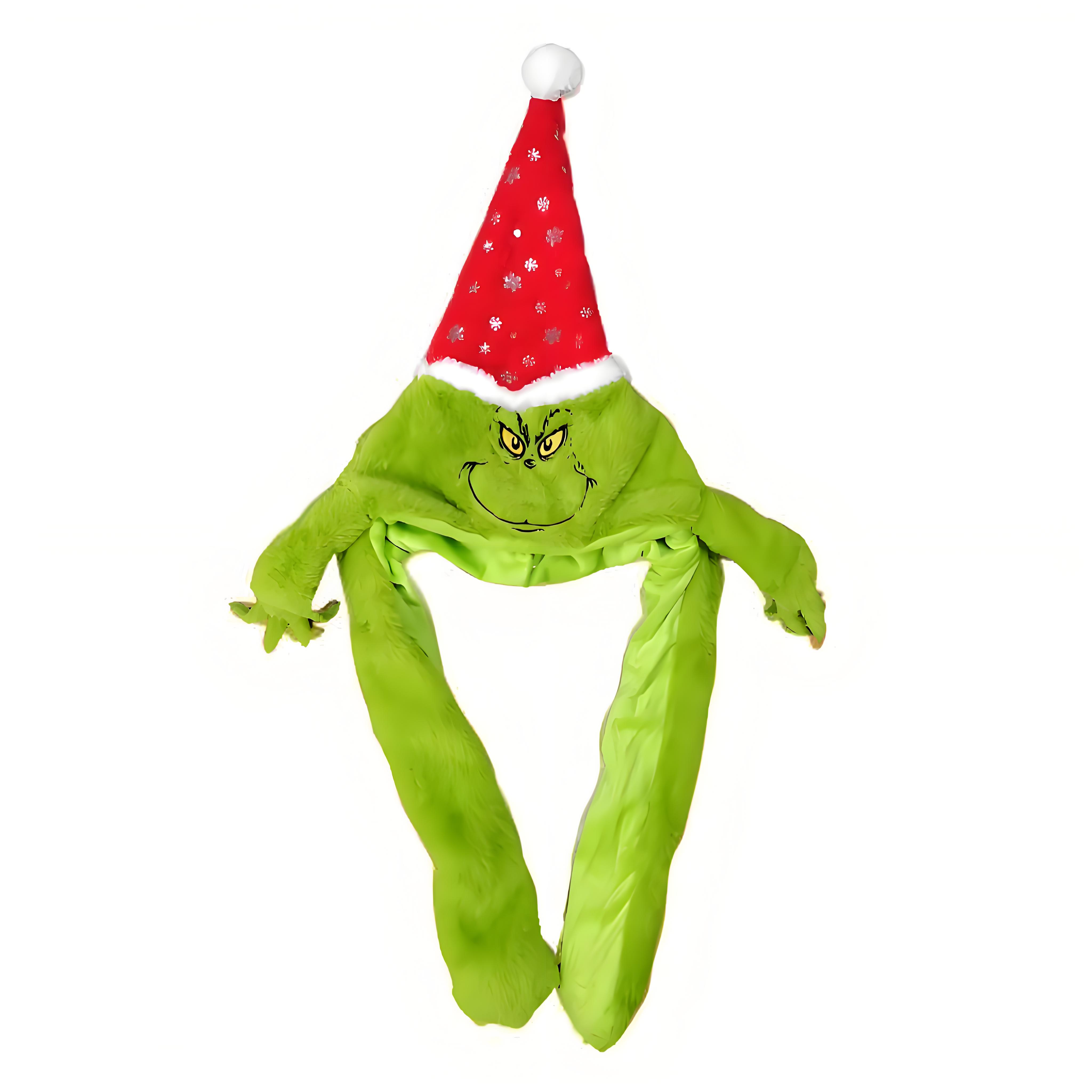 Chapéu de pelúcia grincese cac - Santa Hat Plush avaliação e preço