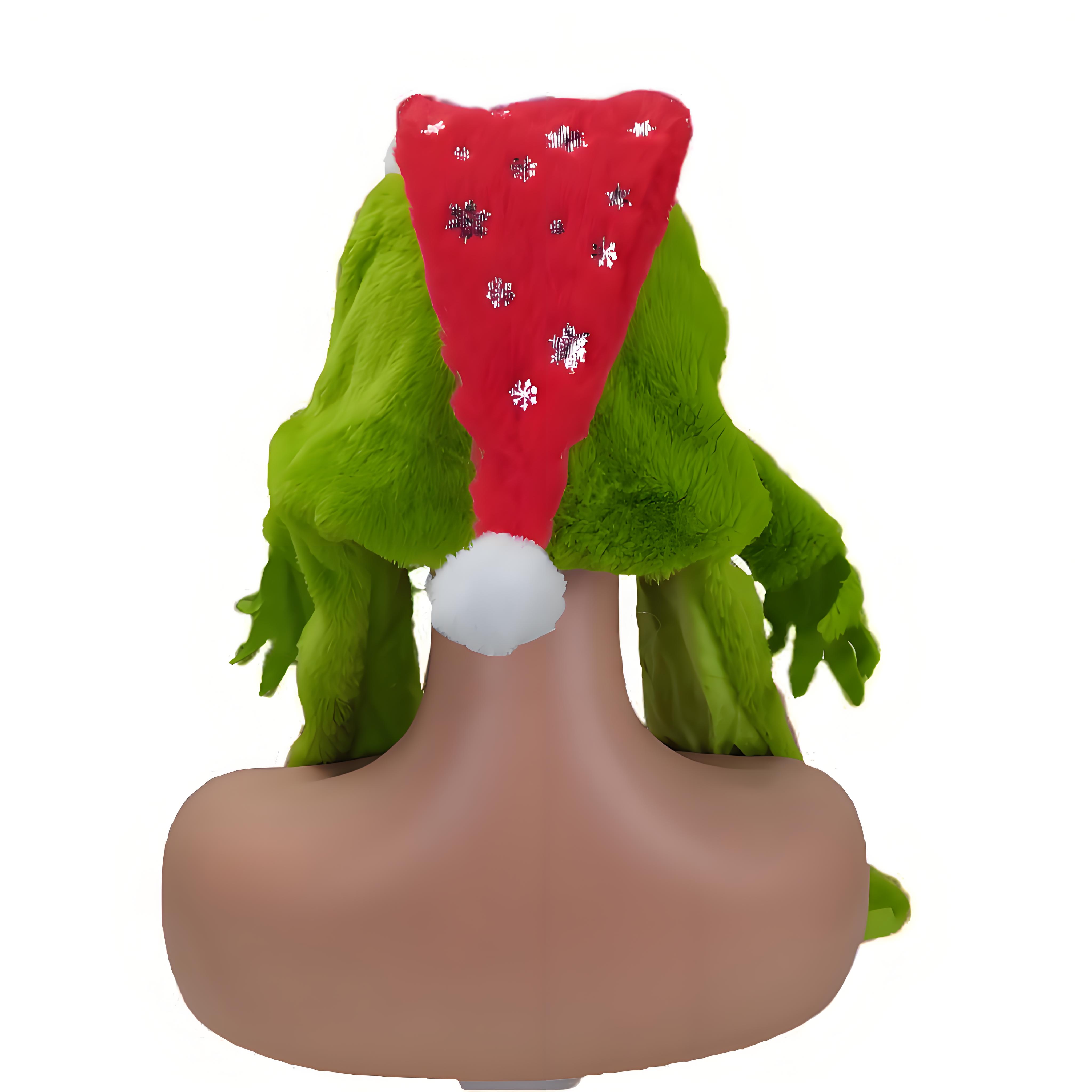 Chapéu de pelúcia grincese cac - Santa Hat Plush avaliação e preço