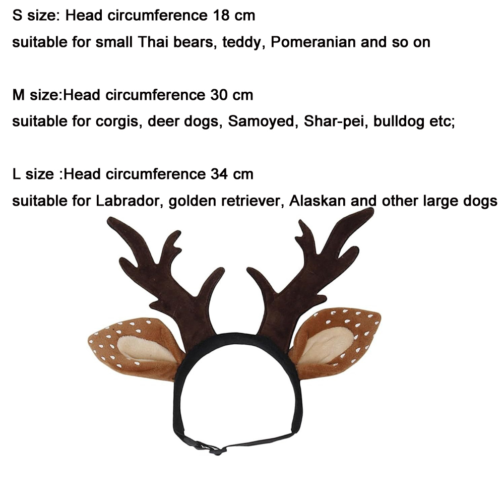 Cães headbands veado traje cha - Reindeer Antlers Headband avaliação e preço
