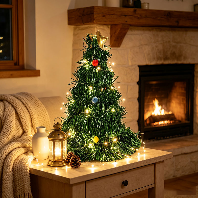 Mini Árvore de Natal Verde Dob - Star Tree Topper avaliação e preço