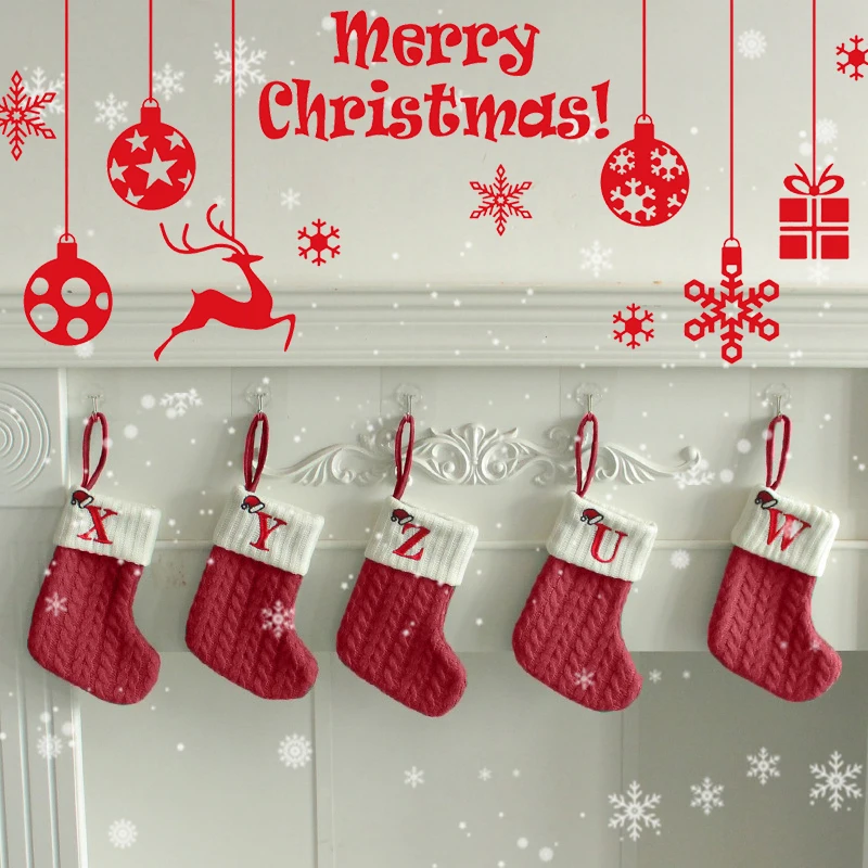 Decoração de natal 2025 letras - Christmas Stocking Hanging avaliação e preço