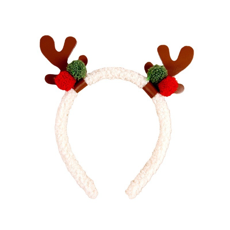 Tiara de Rena de Natal Colorid - Reindeer Antlers Headband avaliação e preço