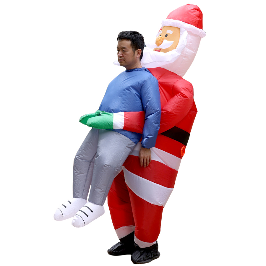 Fantasias Infláveis Engraçadas - Elf Costume Christmas avaliação e preço