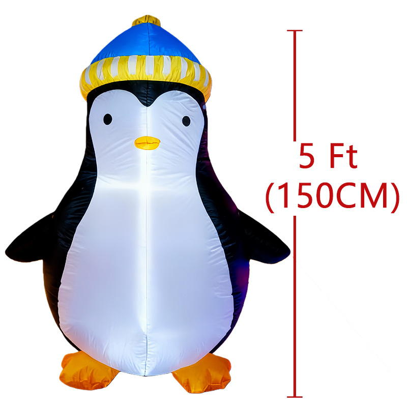 Pinguim Inflável de Natal de 1 - Christmas Lights Outdoor avaliação e preço