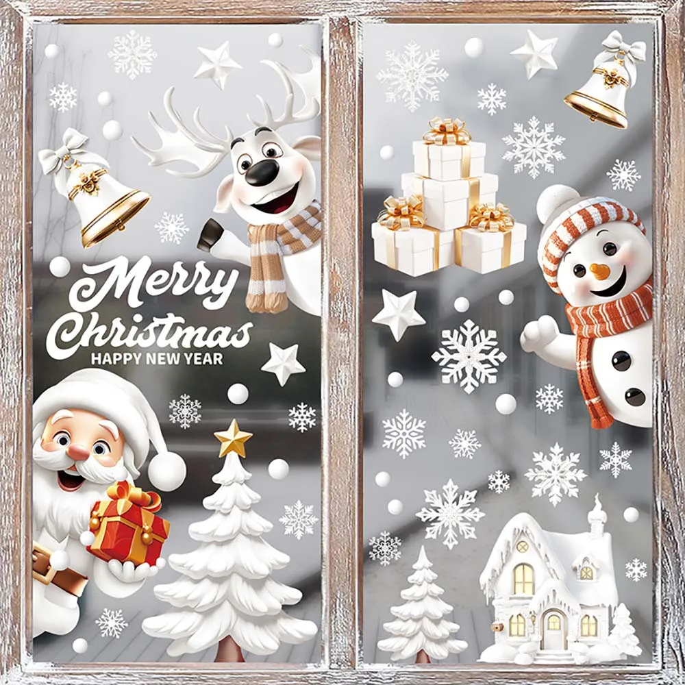 9 pçs/set adesivos de janela d - Snowflake Window Decal avaliação e preço