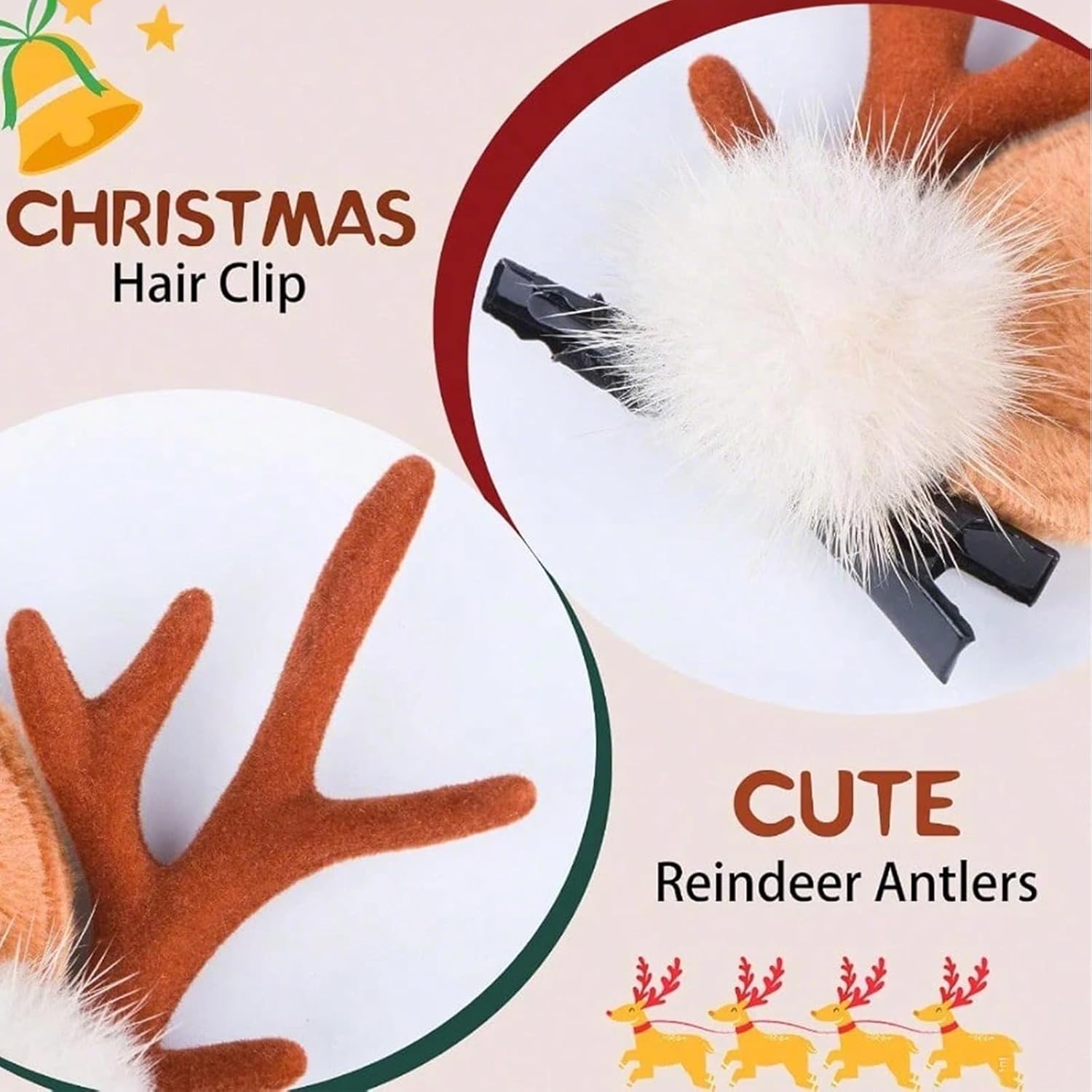1/2 Pares de Tiaras de Chifres - Reindeer Antlers Headband avaliação e preço