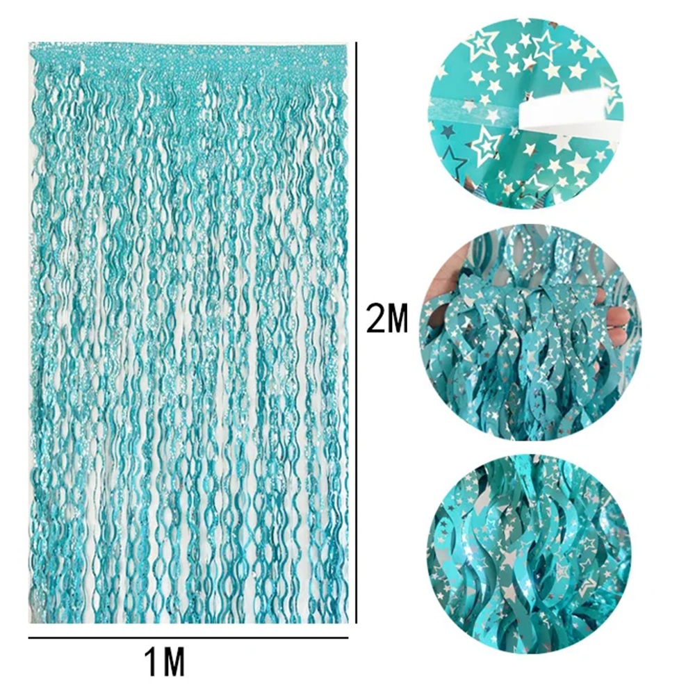 2 Pacotes de Cortinas de Franj - Tinsel Garland Decoration avaliação e preço